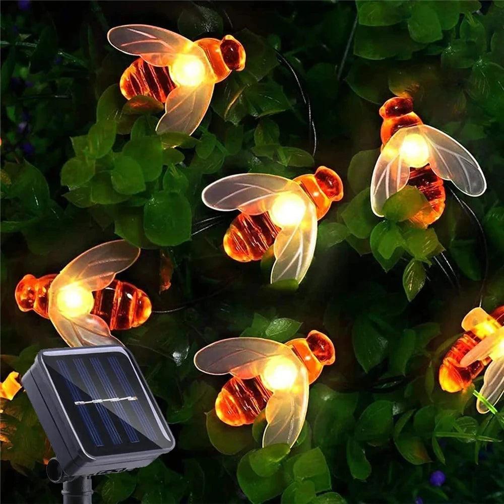 Cute Bee Solar String Lights - Dabfavshop