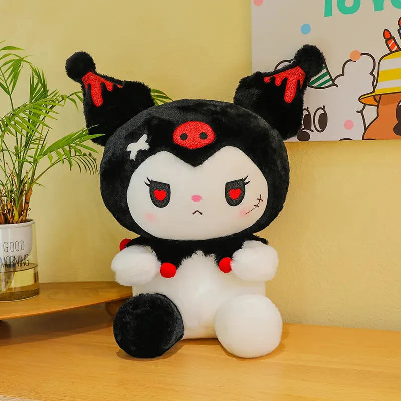 Sanrio Dark Devil Kuromi Doll Plush Toy 25/50cm - Dabfavshop