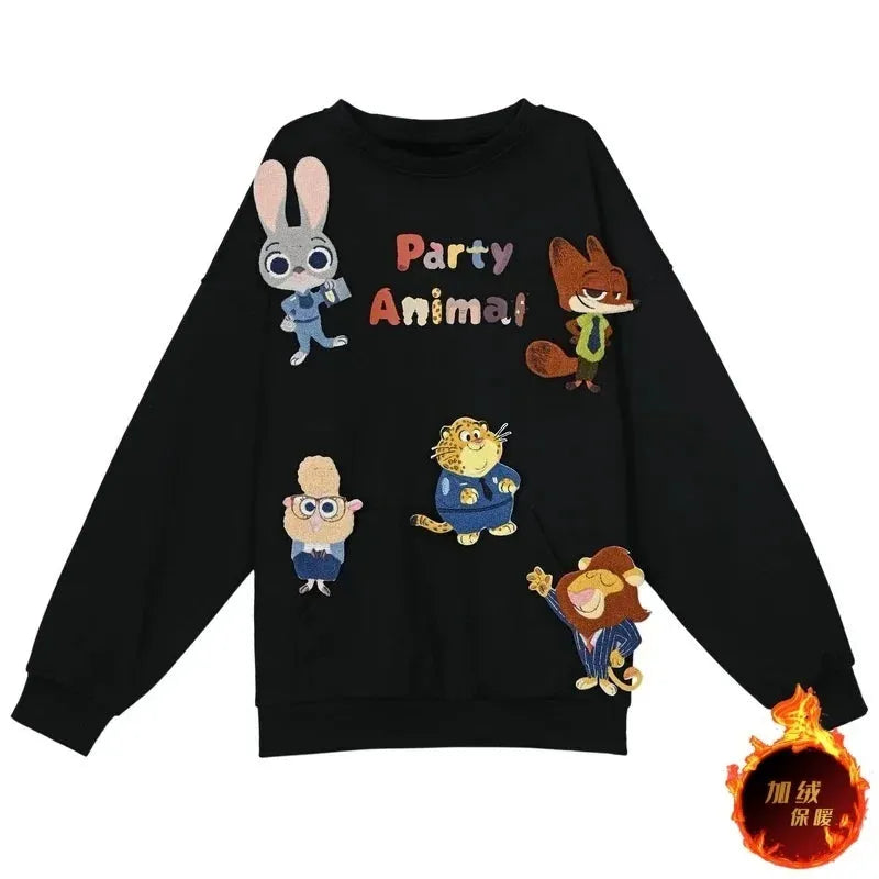 Disney Zootopia Black Hoodies - Dabfavshop