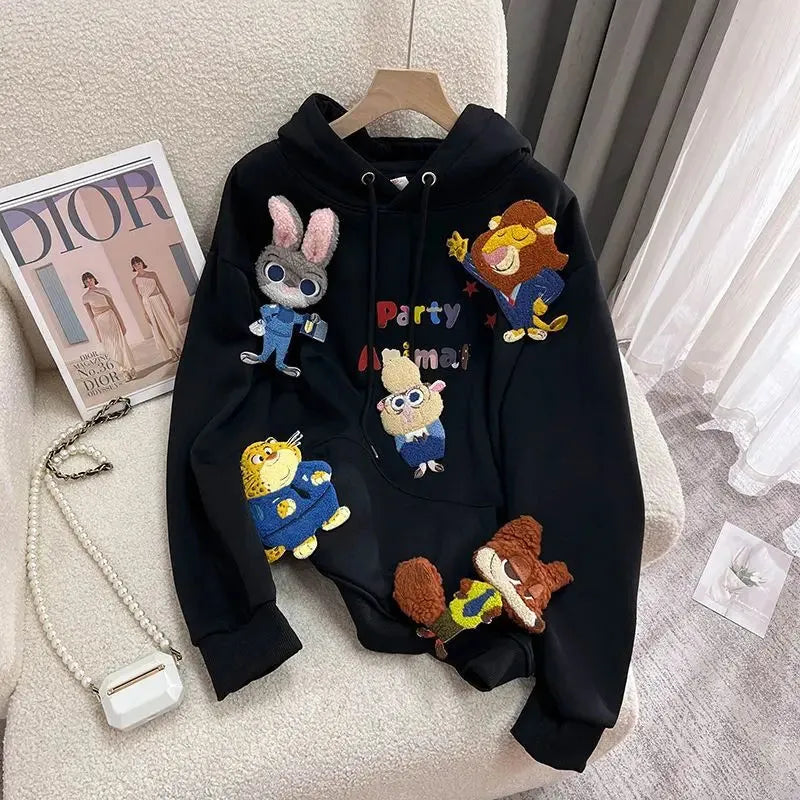 Disney Zootopia Black Hoodies - Dabfavshop