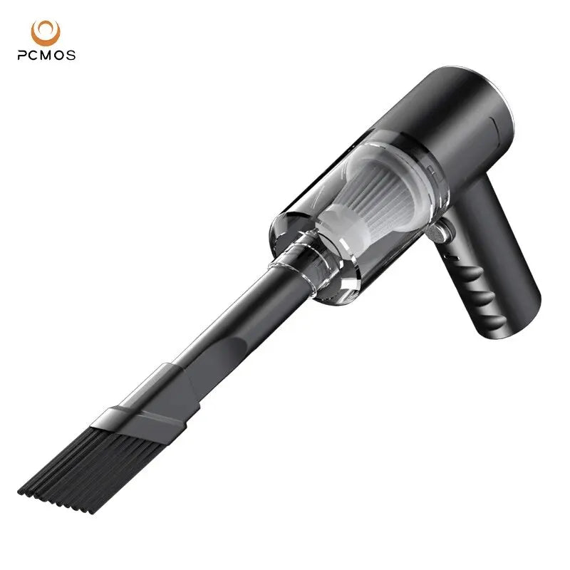 Wireless Vacuum Cleaner Dual Use for Home and Car 120W High Power Powerful Vacuum Cleaner Black PCMOS 1PC Dabfavshop