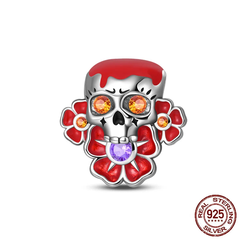 Halloween Luminous Charms Bead 925 Sterling Silver Dabfavshop