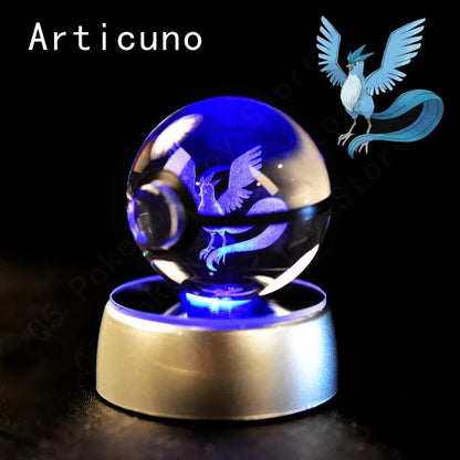 Pokémon Multi Color LED 3D Crystal Balls Collectible - Dabfavshop