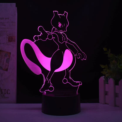 Pokémon 3D LED Base Color Changing Luminaria - Dabfavshop