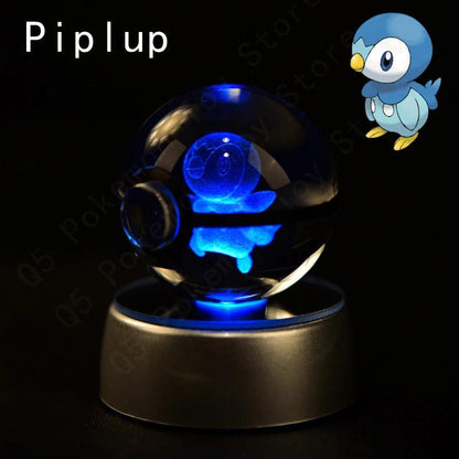 Pokémon Multi Color LED 3D Crystal Balls Collectible - Dabfavshop