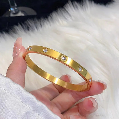 Titanium Steel Gold Silver Color Bracelet Dabfavshop