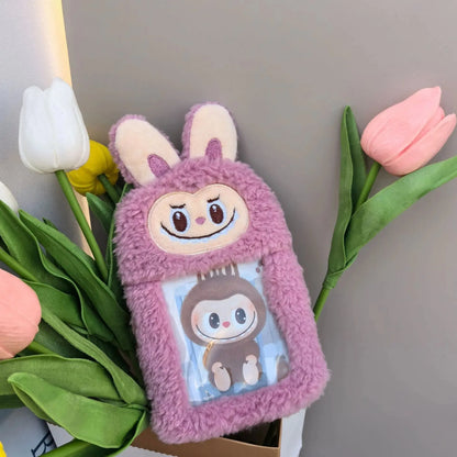 Cartoon Plush Cloth Purse Card Bag - Dabfavshop