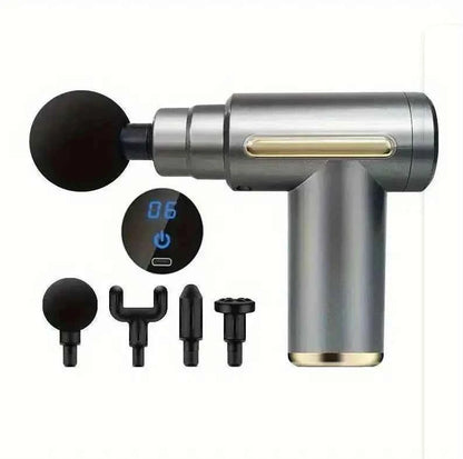 Portable Gun Handheld Deep Percussion Massager for Body Back Neck And Leg