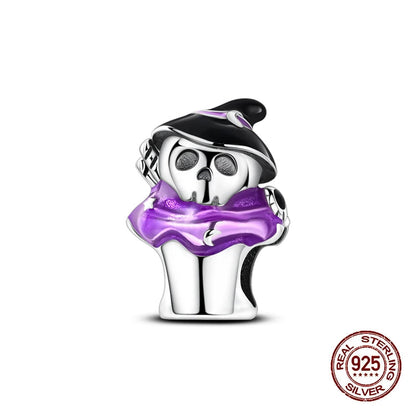 Halloween Luminous Charms Bead 925 Sterling Silver Dabfavshop