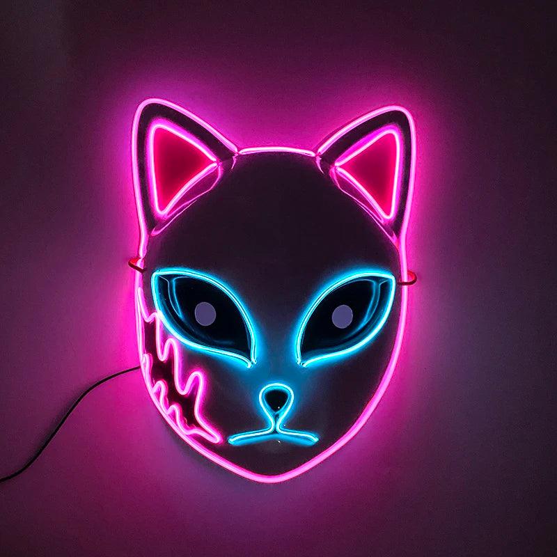 LED Luminous Fox Mask - Halloween Party Must-Have! - Dabfavshop