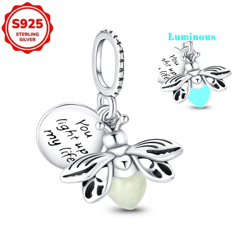 925 Silver Bracelets DIY Jewelry Gift Dabfavshop