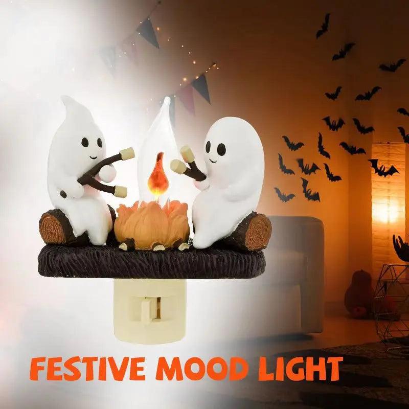 Ghosts Campfire Flicker Flame Halloween Nightlight - Dabfavshop