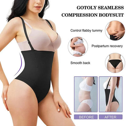 Women Underbust Thong Bodysuit Shapewear - Dabfavshop