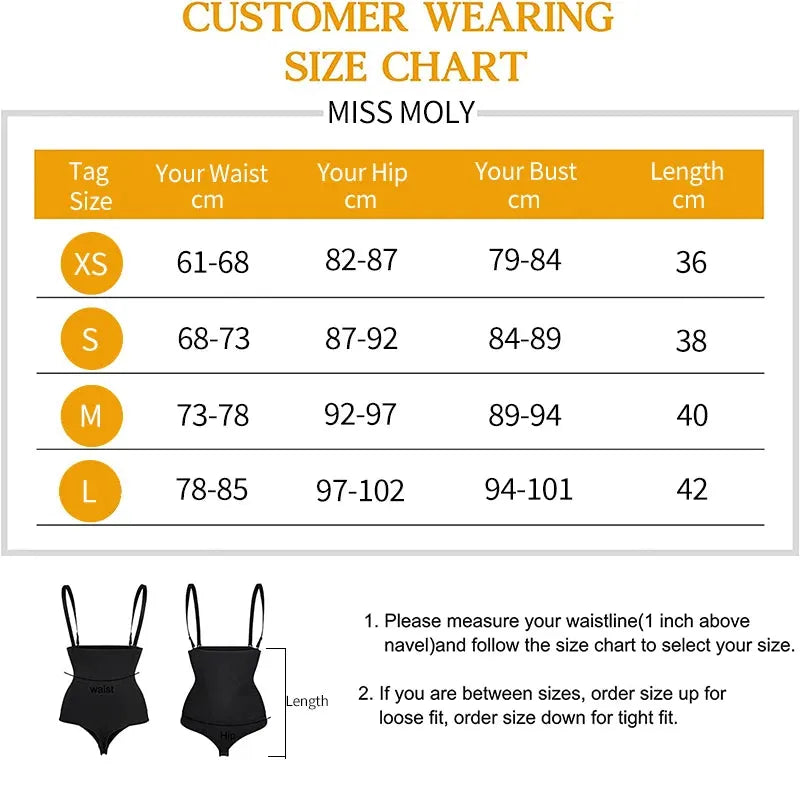 Women Underbust Thong Bodysuit Shapewear - Dabfavshop