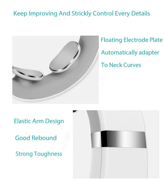 Massager For Pain ReliefCervical Massager Portable Mini Neck Shoulder Massager Deep Massage Neck Warm Pressing Neck Pressing Care Neck YOSYO Official Store