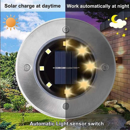 Waterproof Solar Ground LED Lights - Dabfavshop