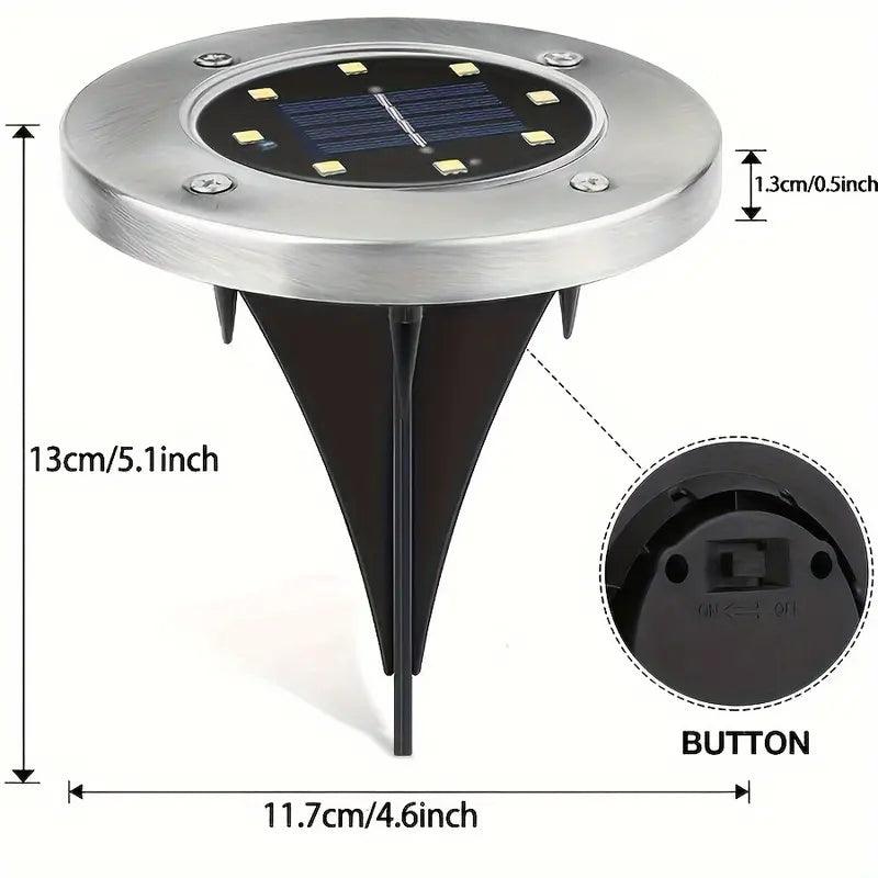 Waterproof Solar Ground LED Lights - Dabfavshop