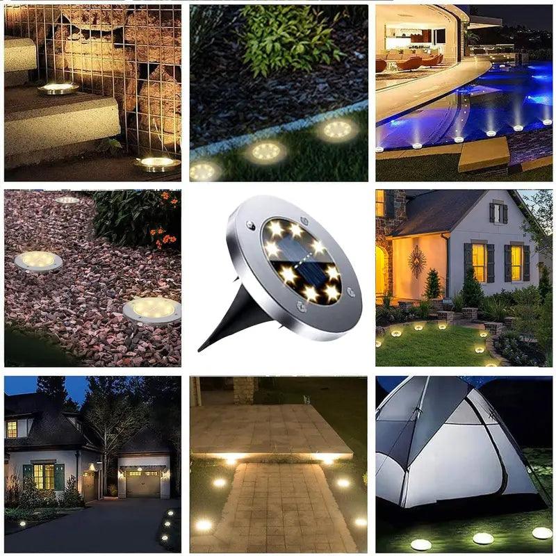 Waterproof Solar Ground LED Lights - Dabfavshop