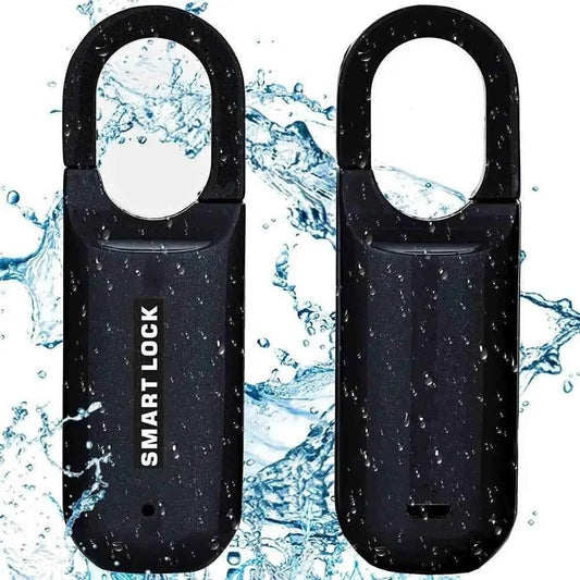 Fingerprint padlock for lockers featuring a waterproof design for secure storage solutions